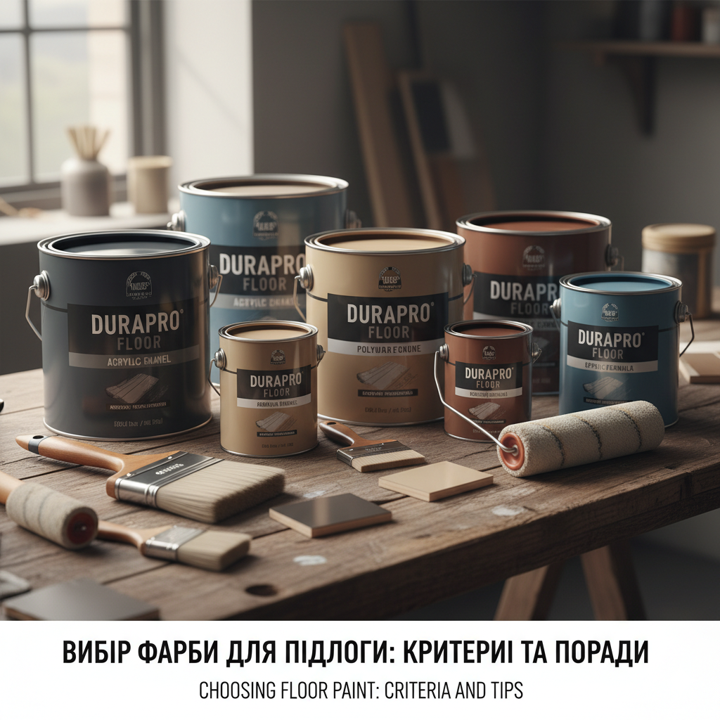 Вибір фарби для підлоги: критерії та поради