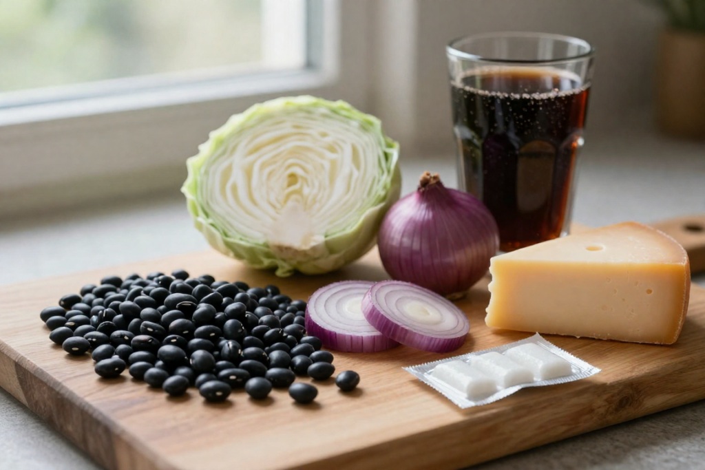 Продукти, які провокують бурчання в животі